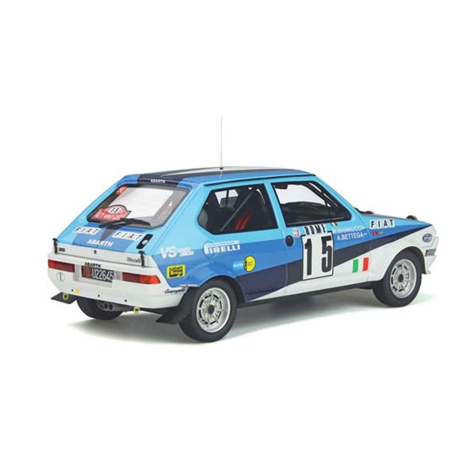 OttOmobile 1/ 18 フィアット リトモ アバルト Gr.2 #15 (ホワイト/ ブルー)(OTM888)ミニカー 返品種別Bの画像