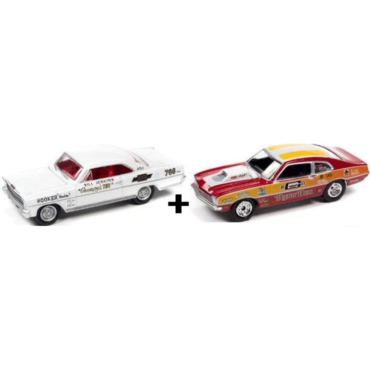 JOHNNY LIGHTNING 1/ 64 Legends of the 1/ 4 マイル 2台セット