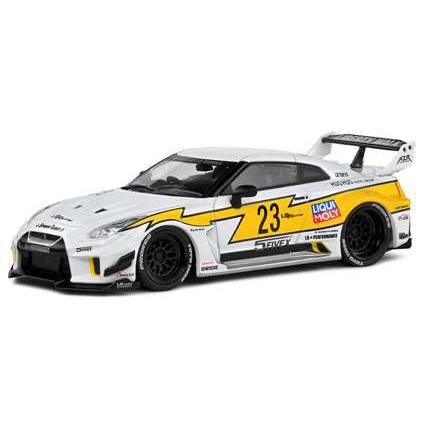 ❤【美品】1/43 日産 GT-R R35 ミニカー 1/43 LB-WORKS GT-R (R35) Green Metallic | 鉄道模型・プラモデル