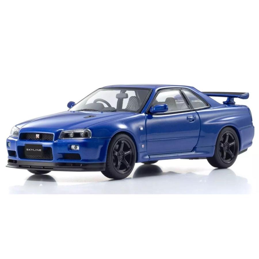 京商 1/ 43 日産 スカイラインGT-R/ R34 VスペックII (ベイサイド