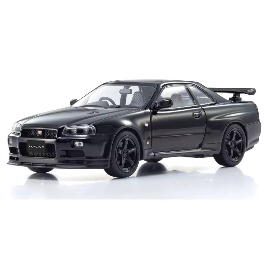 京商 1/ 43 日産 スカイラインGT-R/ R34 VスペックII (ブラック