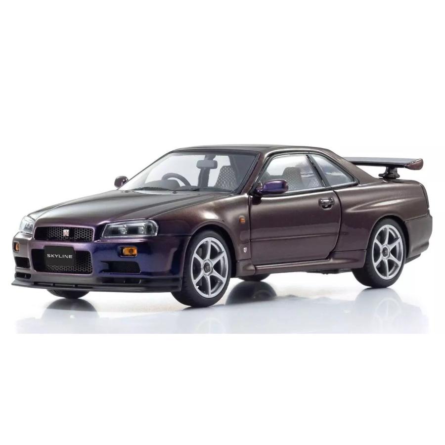 京商 1/ 43 日産 スカイラインGT-R/ R34 Vスペック (ミッドナイト