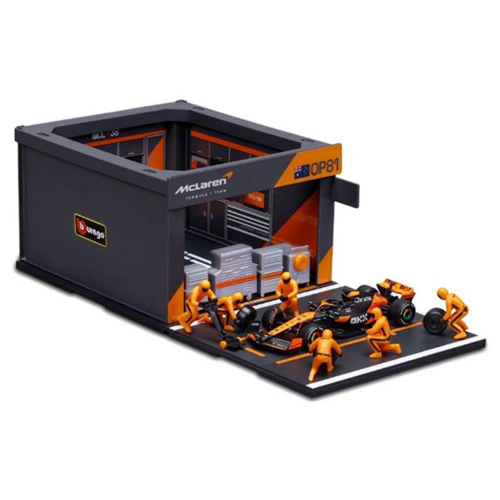 ブラゴ 1/ 43 マクラーレン F1 チーム PIT PASS セット MCL38 No81