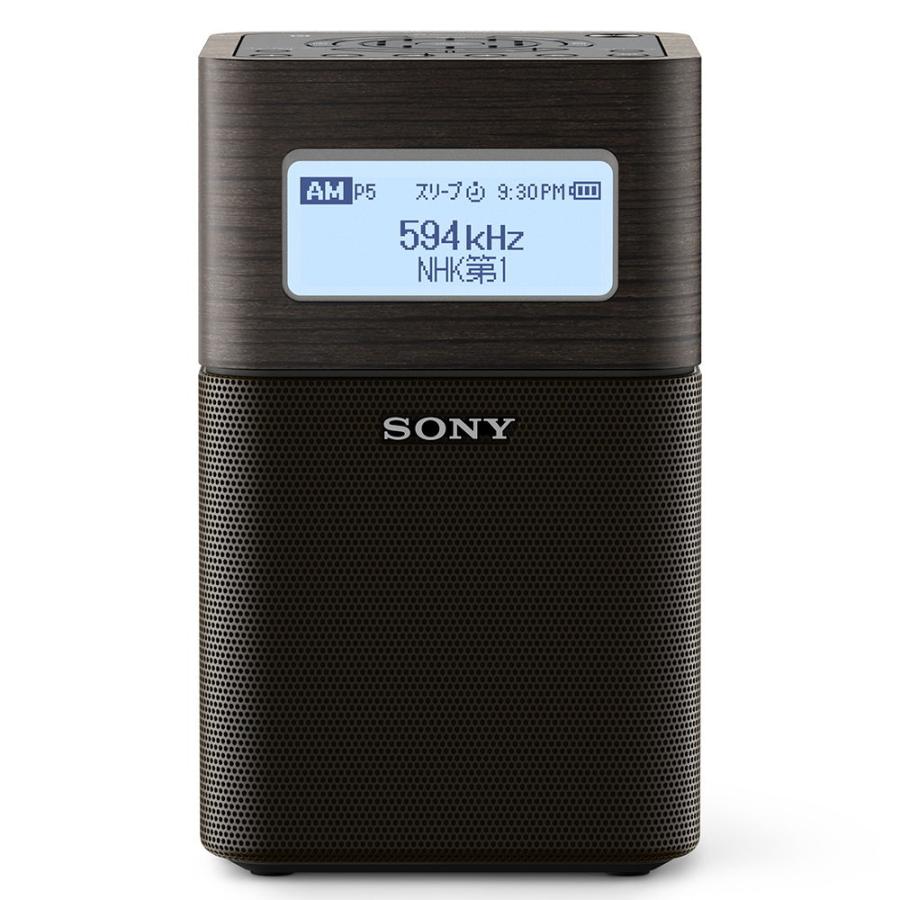 SONY ソニー 内蔵バッテリー搭載 ワイドFMラジオ(ブラック) SRF-V1BT 