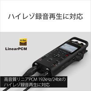 ソニー リニアPCM対応ICレコーダー16GB内蔵+(外部SD/ SDHC/ SDXCスロット搭載) SONY PCM-D10 返品種別Aの画像