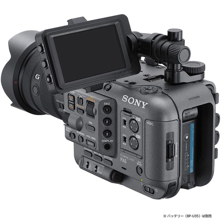 ソニー プロフェッショナルカムコーダー「FX6」レンズキット SONY CinemaLineカメラ シネマライン ILME-FX6VK 返品種別A｜joshin｜10