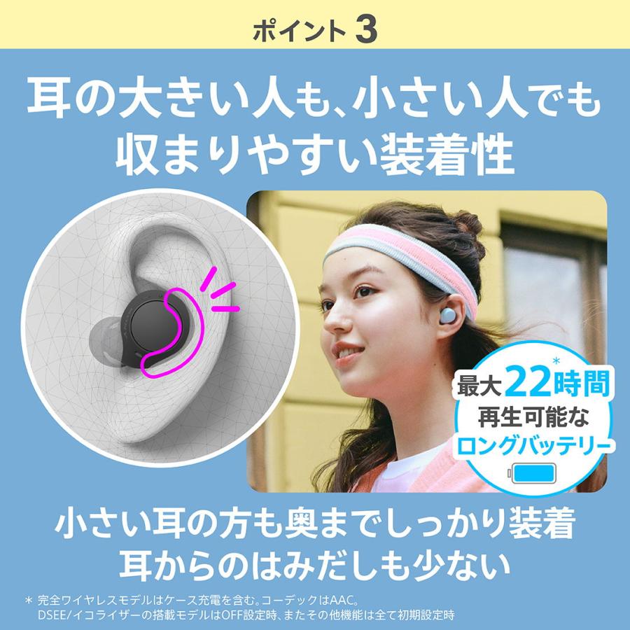 SONY ソニー 完全ワイヤレス Bluetoothイヤホン(ブルー) WF-C510 WF