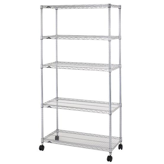 Luminous ルミナス スチールラック 5段(幅91.5×奥行46×高さ179.5cm