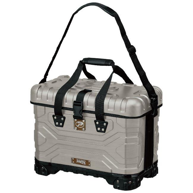 プロックス タックルバッグ コンテナギアハードタックルバッグ  25L  シャンパンゴールド PROX（プロックス） コンテナギアハードタックルバッグ 25L(シャンパン