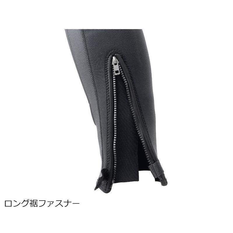 がまかつ 鮎タイツ(3mm厚) Mサイズ ブラック(グレーロゴ) ／お届け：1〜2週間／ 返品種別A_6