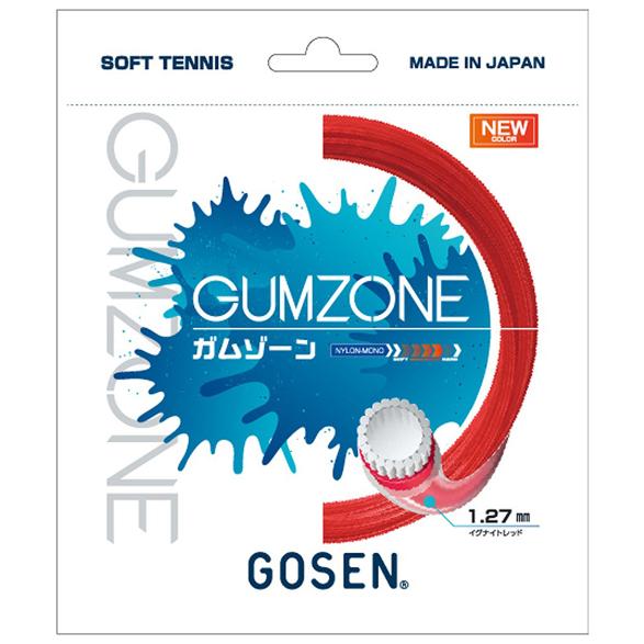 GOSEN（ゴーセン） ソフトテニス ガット ガムゾーン(イグナイトレッド