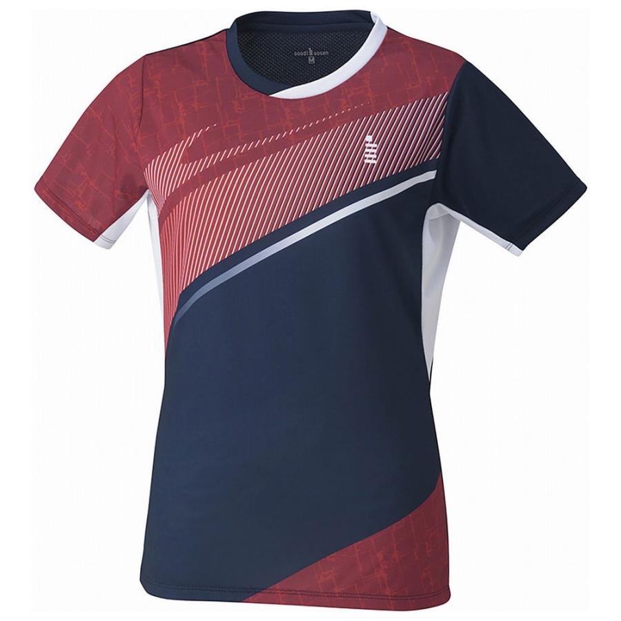 ファンクラブ ファンクラブ GOSEN(ゴーセン) レディース ゲームシャツ レッド GOSEN