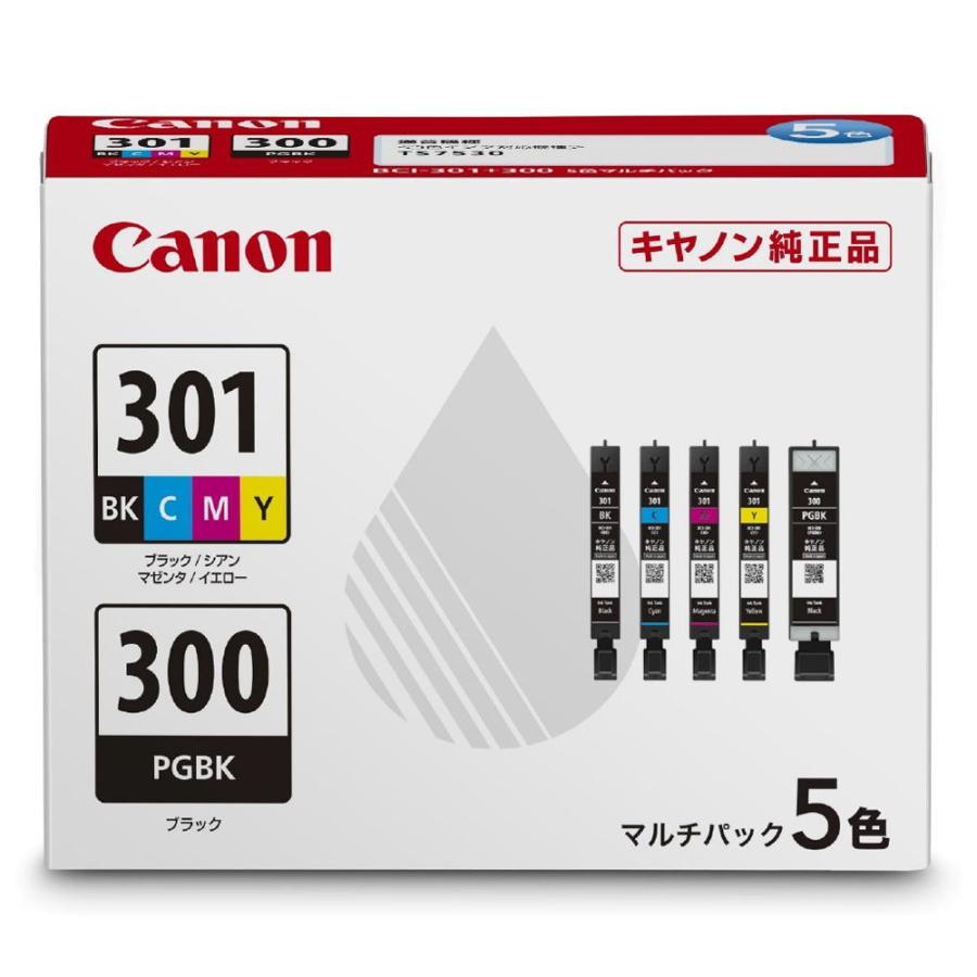 キヤノン 純正インクカートリッジ BCI-301 300 5MP 5色マルチパック 返品種別A 新品本物 キヤノン 純正インクカートリッジ BCI-301 300 5MP 5色マルチパック 返品種別A 新品本物