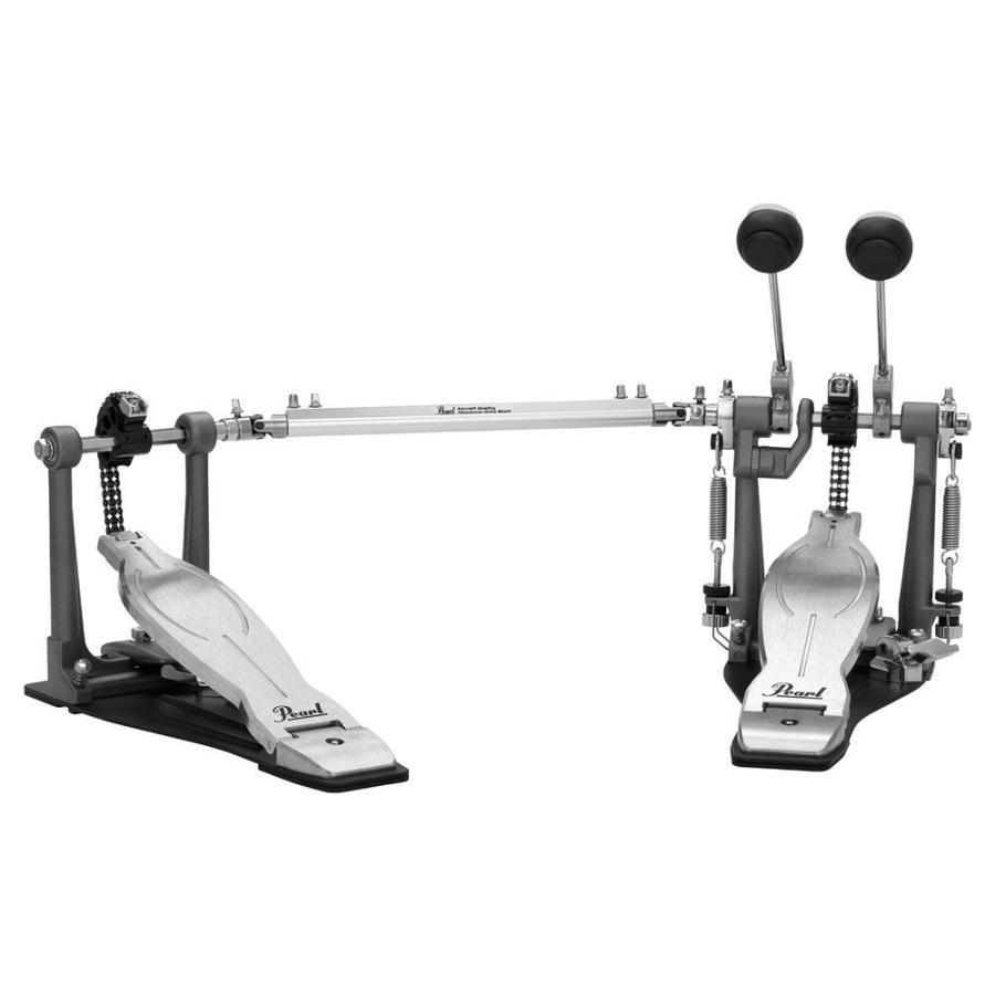 Pearl ツインペダルPー1002エリミネーター シングルチェーン　ケース付き Pearl パール楽器 ドラムツインペダル コンプリートセット