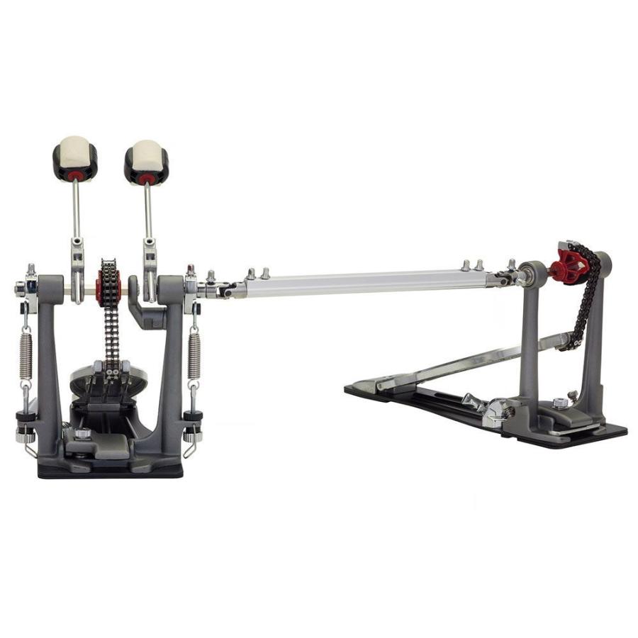 ドラムツインペダル コンプリートセットエリミネーター「ソロ」レッド ツインペダル Pearl ELIMINATOR SOLO RED 【ウォーター】 P-1032R 返品種別A