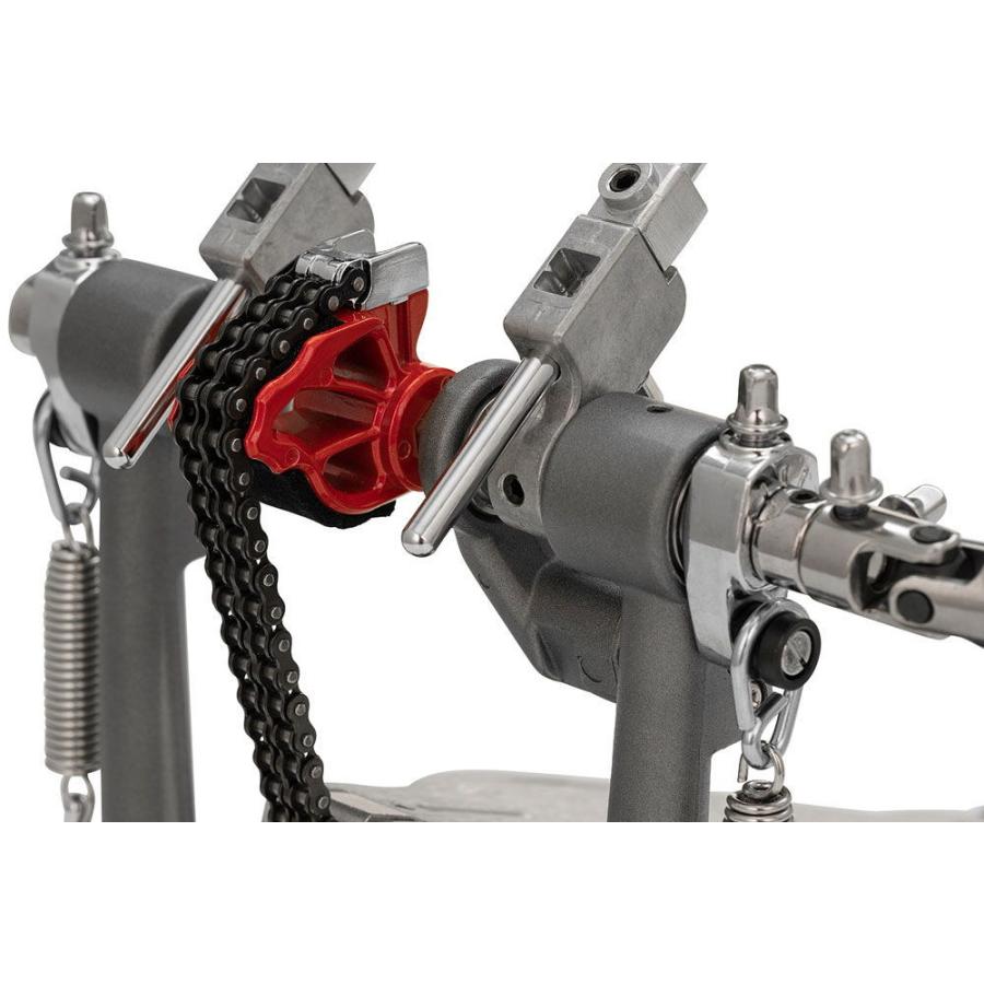 ドラムツインペダル コンプリートセットエリミネーター「ソロ」レッド ツインペダル Pearl ELIMINATOR SOLO RED 【ウォーター】 P-1032R 返品種別A