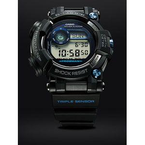 カシオ (国内正規品)G-SHOCK(ジーショック) MASTER OF G FROGMANソーラー電波 メンズタイプ GWF-D1000B-1JF 返品種別A｜joshin｜02