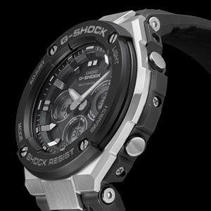 カシオ (国内正規品)G-SHOCK(ジーショック) G-STEELソーラー電波 メンズタイプ GST-W300-1AJF 返品種別Aの画像
