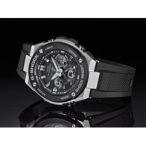 カシオ (国内正規品)G-SHOCK(ジーショック) G-STEELソーラー電波 メンズタイプ GST-W300-1AJF 返品種別Aの画像