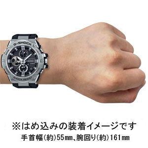 カシオ (国内正規品)G-SHOCK(ジーショック) G-STEEL Bluetoothソーラー メンズタイプ GST-B100-1AJF 返品種別Aの画像
