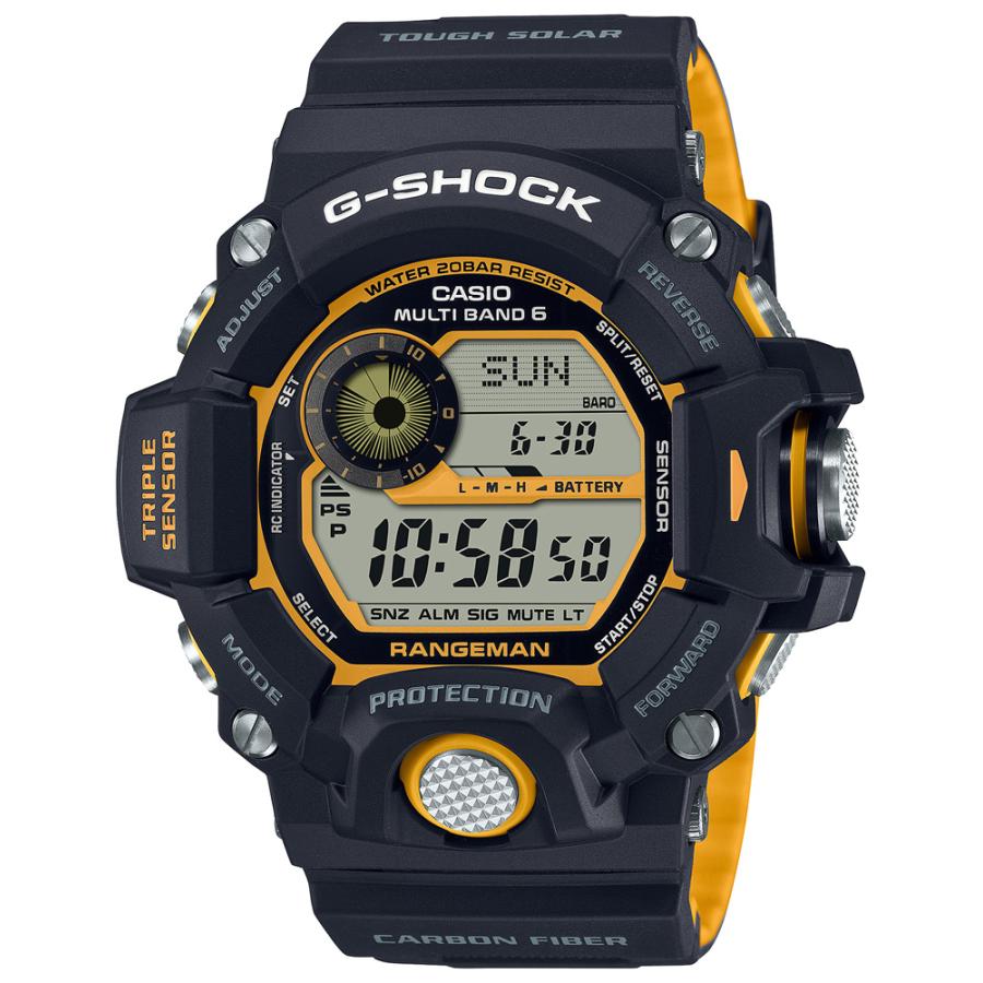 カシオ (国内正規品)G-SHOCK(ジーショック) MASTER OF G RANGEMANソーラー電波 メンズタイプ GW-9400YJ-1JF 返品種別A
