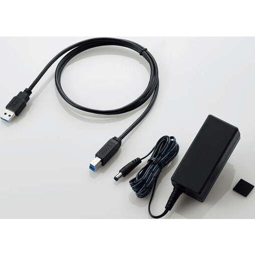 エレコム SeeQVault対応 USB3.2(Gen1)/ USB3.1(Gen1)/ USB3.0/ 2.0 外付けハードディスク 4TB ELD-QEN2シリーズ ELD-QEN2040UBK 返品種別A｜joshin｜05
