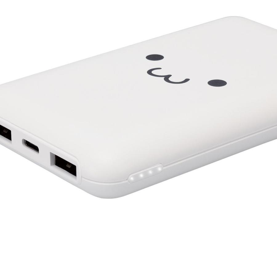 エレコム モバイルバッテリー 10000mAh 大容量 軽量 小型 PD 最大20W 入出力(Type-C×1) 出力(USB-A×2)((ホワイト×ブラック)) DE-C44-10000WF 返品種別A｜joshin｜06