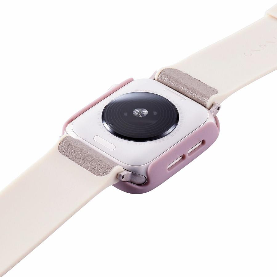 エレコム Apple Watch SE(第2/ 1世代)/ Series 6/ 5/ 4[40mm]用 ＆me ハードバンパーケース ラバーコート(アッシュピンク) AW-23EBPPRPN 返品種別A｜joshin｜03