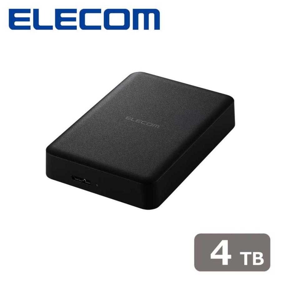 ELECOM（エレコム） テレビ録画 外付けHDD ポータブル 2.5インチ 4TB