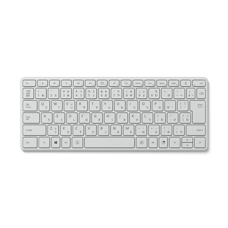 マイクロソフト デザイナーコンパクトキーボード グレイシア Microsoft Designer Compact Keyboard 21y 返品種別a