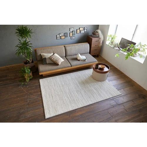 スミノエ スミノエ(SUMINOE) ラグ(アイボリー・130×190cm) (他商品との