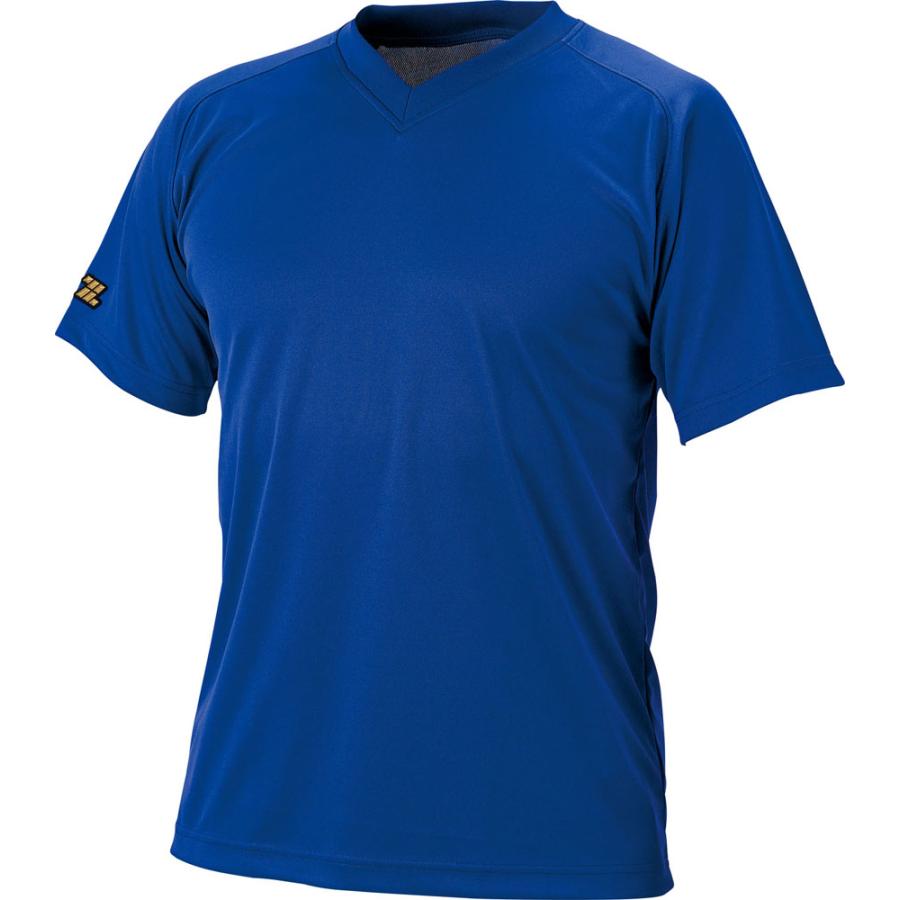 ゼット ベースボール Vネック Tシャツ(ロイヤルブルー・サイズ：2XO 