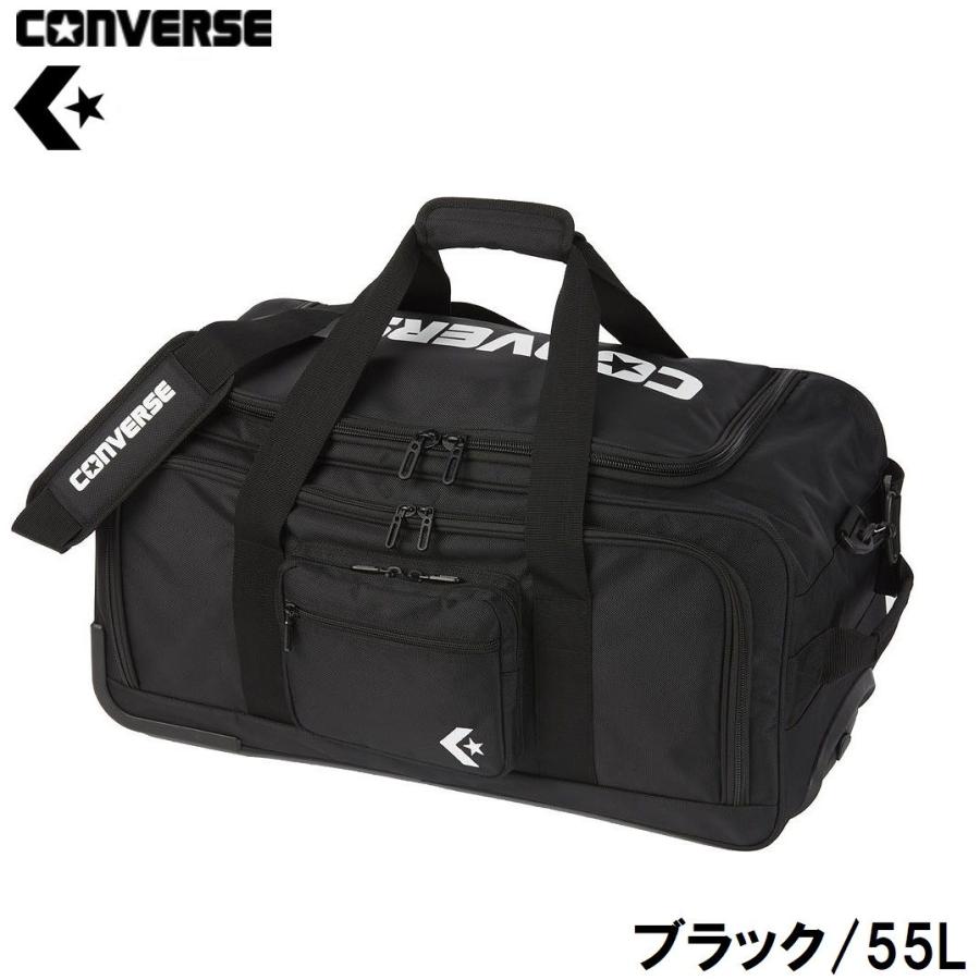 CONVERSE ボストンキャリー 黒 大容量 C1609041 新品未使用 CONVERSE（コンバース） ボストンキャリー(ブラック) 返品種別A