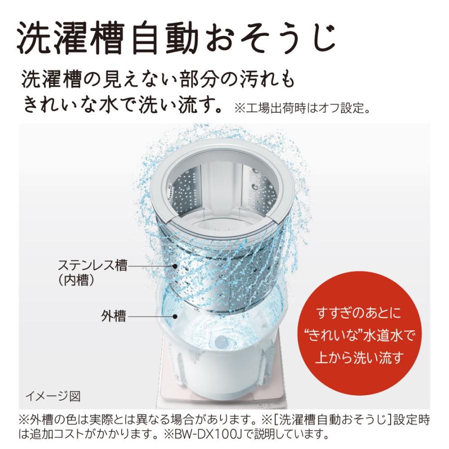 (標準設置無料 設置Aエリアのみ) 日立 8.0kg 洗濯乾燥機 ホワイト HITACHI ビートウォッシュ BW-DV80J-W 返品種別A｜joshin｜08