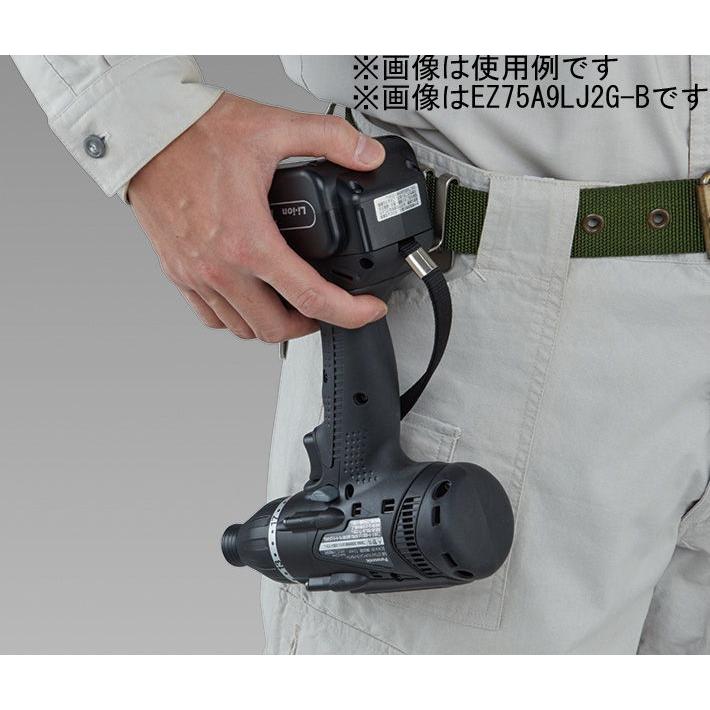 パナソニック 14.4V/ 18V 充電マルチインパクトドライバー 赤 (18V5.0Ah電池パック×2個セット) Panasonic EZ75A9LJ2G-R 返品種別Bの画像