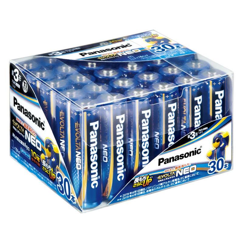 パナソニック アルカリ乾電池単3形 30本パック Panasonic EVOLTA NEO LR6NJ/ 30SH 返品種別A（Yahoo!・Joshin web）
