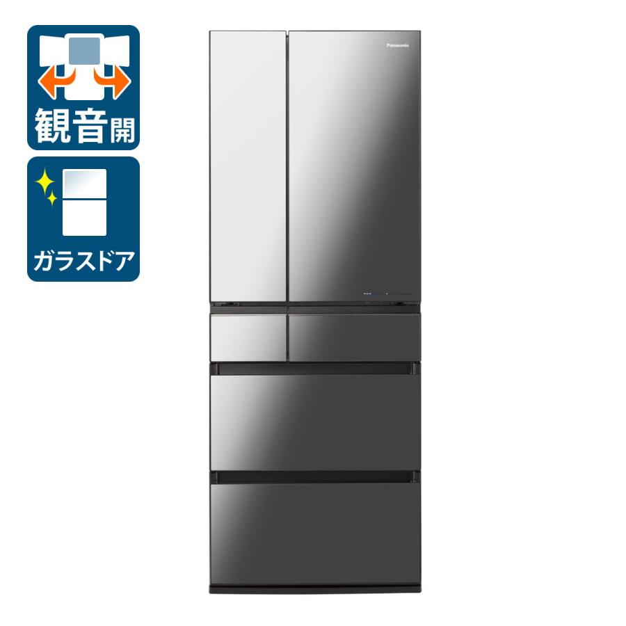 標準設置料込 パナソニック 600l 6ドア冷蔵庫 オニキスミラー Panasonic Wpxタイプ Nr F608wpx X 返品種別a 21 Joshin Web 通販 Yahoo ショッピング