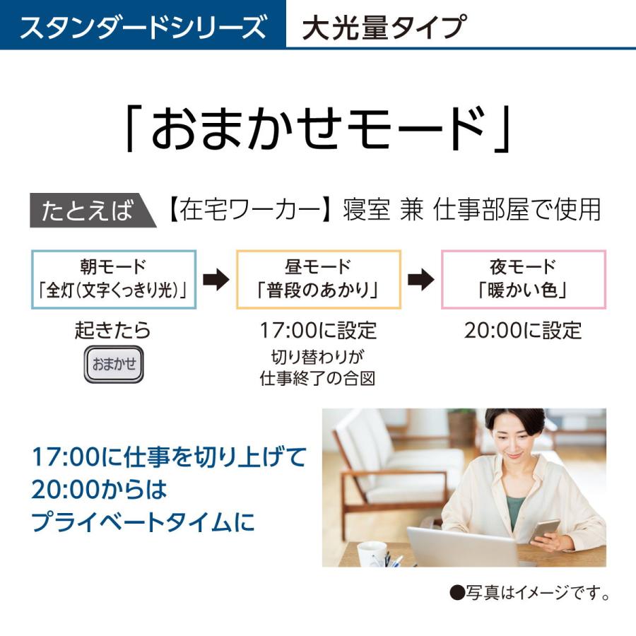 パナソニック 18畳〜20畳用 LEDシーリングライト(カチット式