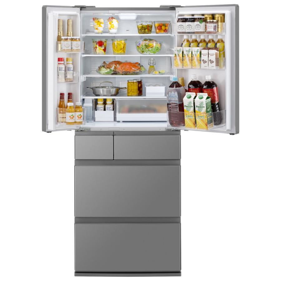 標準設置料込) パナソニック 483L 6ドア冷蔵庫(ステンレスシルバー 