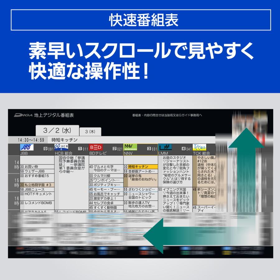 パナソニック 2TB HDD/ 2チューナー搭載 ブルーレイレコーダー Panasonic DIGA ディーガ DMR-2W202 返品種別A｜joshin｜13