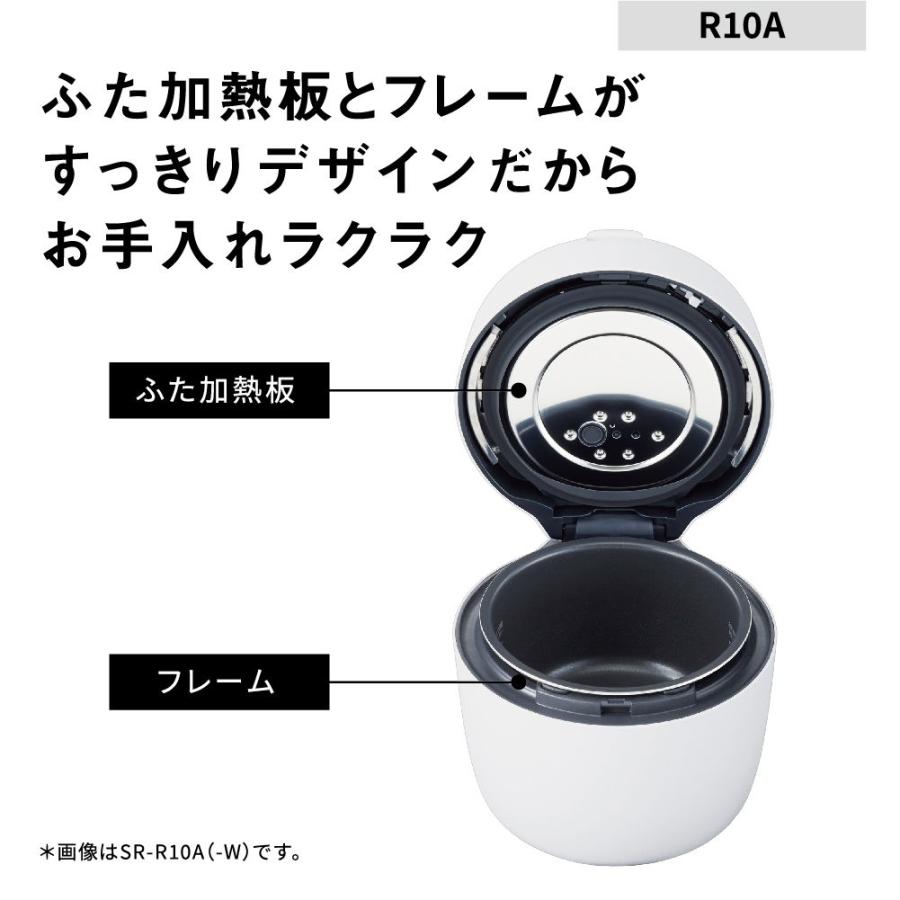 パナソニック 圧力IH炊飯ジャー(5合炊き) ホワイト Panasonic SR-R10A-W 返品種別A｜joshin｜15