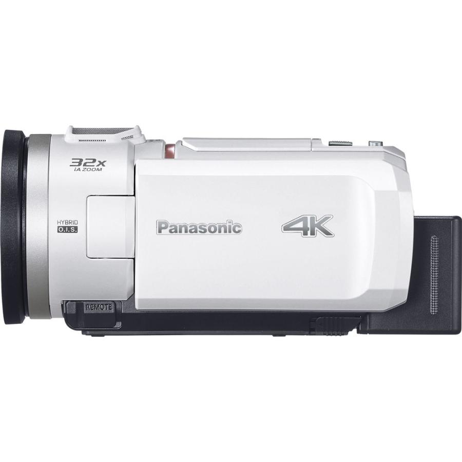 パナソニック デジタル4Kビデオカメラ「HC-VX3」(パールホワイト) Panasonic HC-VX3-W 返品種別Aの画像
