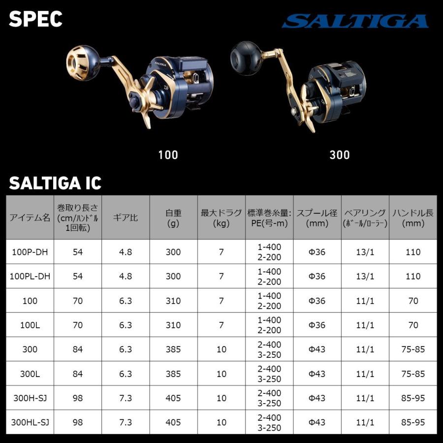 DAIWA（釣り） ダイワ 21 ソルティガ IC 100PL-DH 左ハンドル