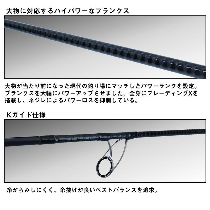 ダイワ 23 ドラッガー X T100MH-3 3ピース 振出モデル(エアセンサーオーバルモデル) 返品種別A｜joshin｜03