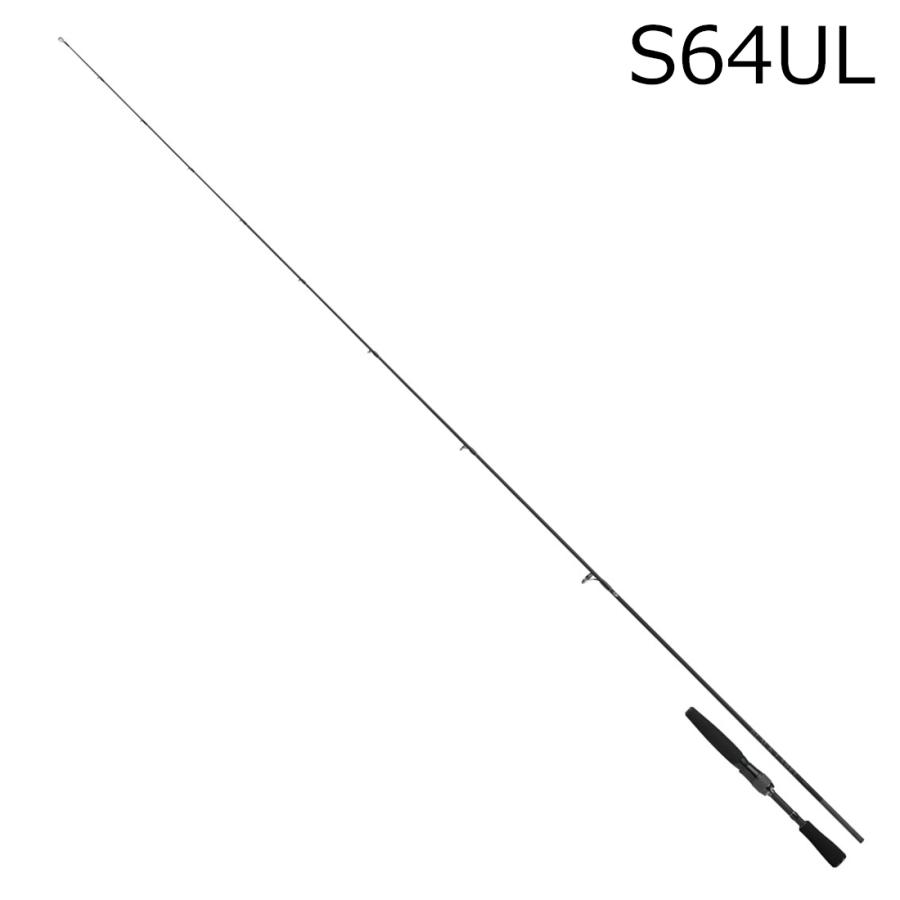 ダイワ 25 ブラックレーベル S64UL DAIWA（ダイワ） 25 ブラックレーベル S64UL ホバスト・ミドスト・ボト