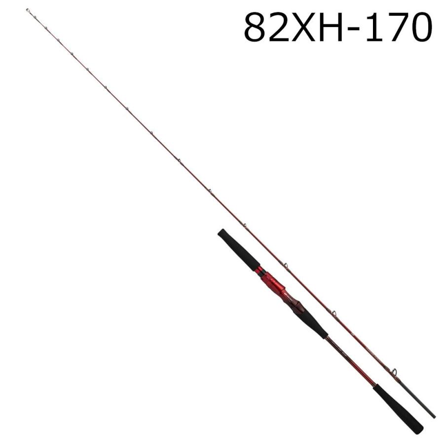 DAIWA（ダイワ） 25 リーディングスリルゲーム 82XH-170・J 8：2調子