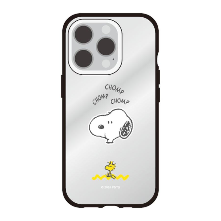 グルマンディーズ iPhone 16 Pro用 耐衝撃ケース IIIIFIT CLEAR ピーナッツ (スヌーピー) gourmandise SNGG-83B