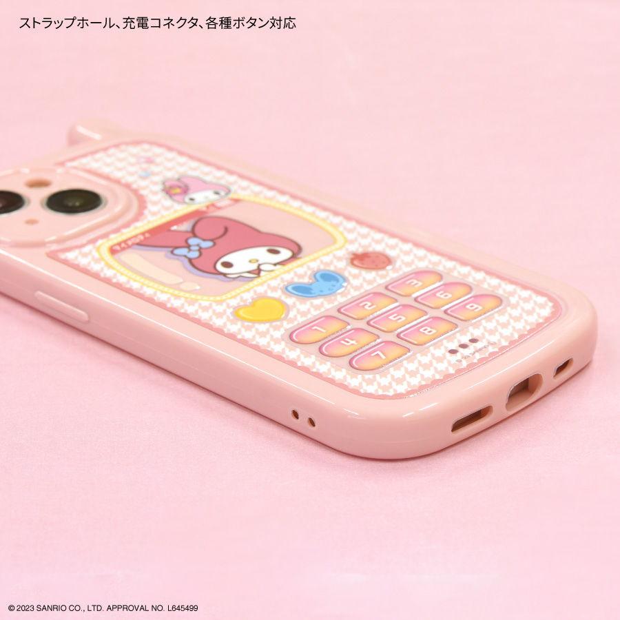 グルマンディーズ iPhone15/ 14/ 13用 レトロガラケーケース サンリオ(マイメロディ) SANG-382MM 返品種別A｜joshin｜04