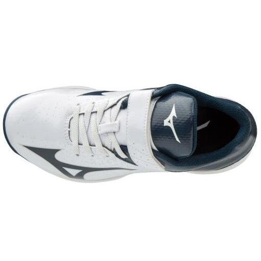 ミズノ 野球用トレーニングシューズ(ホワイト×ネイビー・サイズ:20.0cm) mizuno セレクトナイントレーナー2 CR ジュニア 11GT192414200 返品種別A|Joshin web PayPayモール店|02