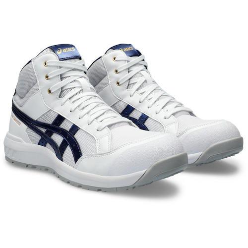 ASICS（アシックス） ウィンジョブ CP218 ホワイト×ピーコート 26.5cm